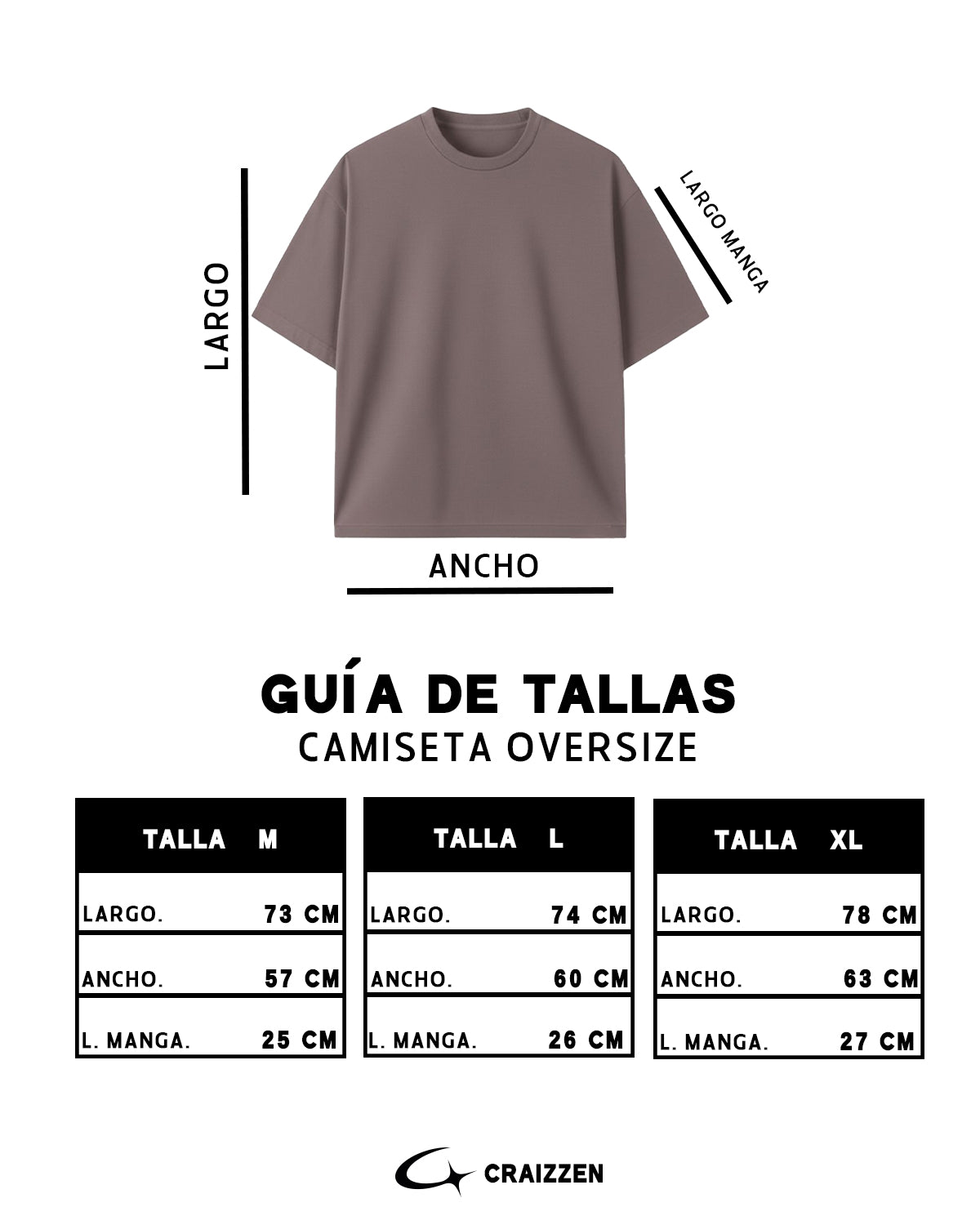 CAMISETA OVERSIZE COCOA