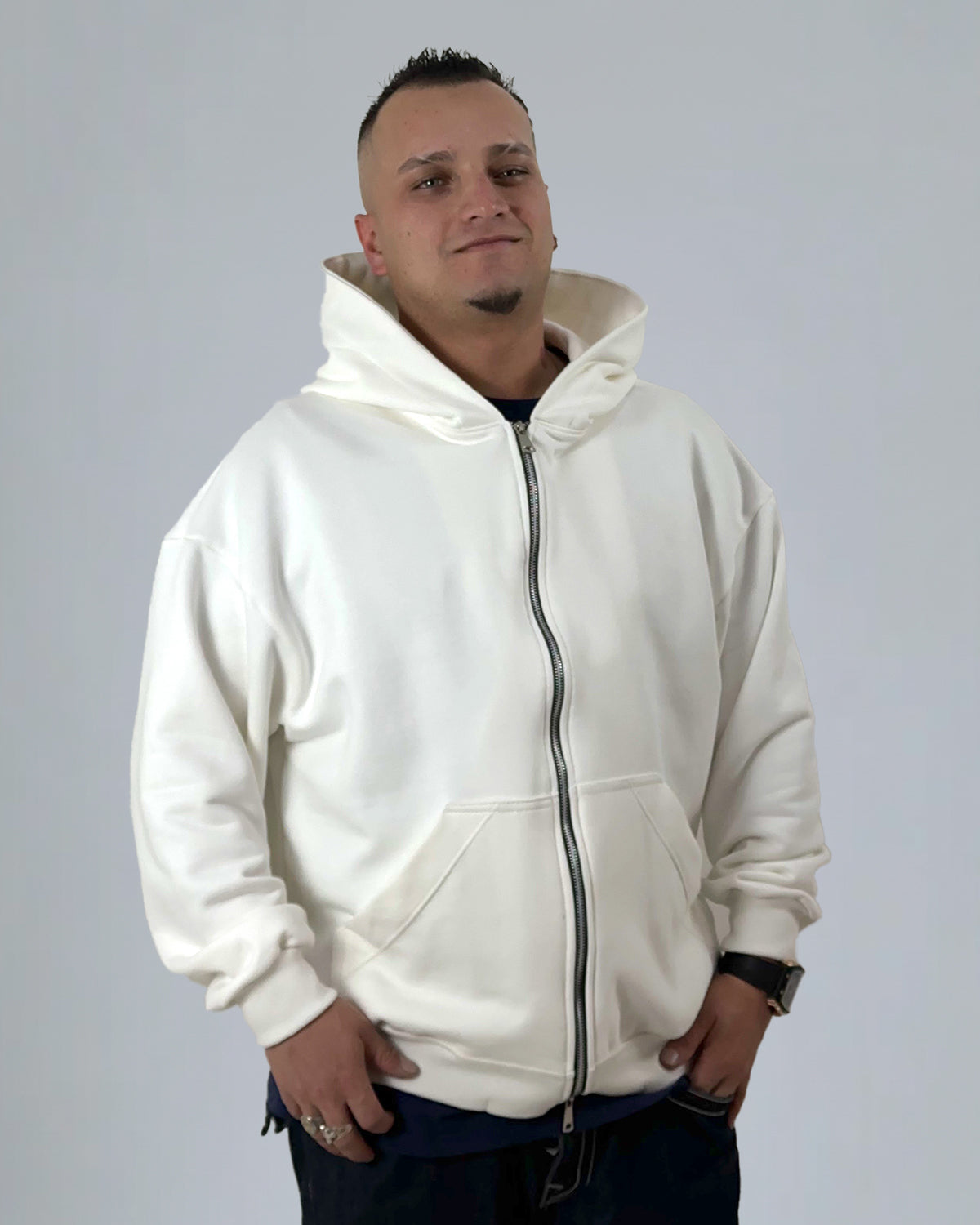 HOODIE MARFÌL DOUBLE ZIP