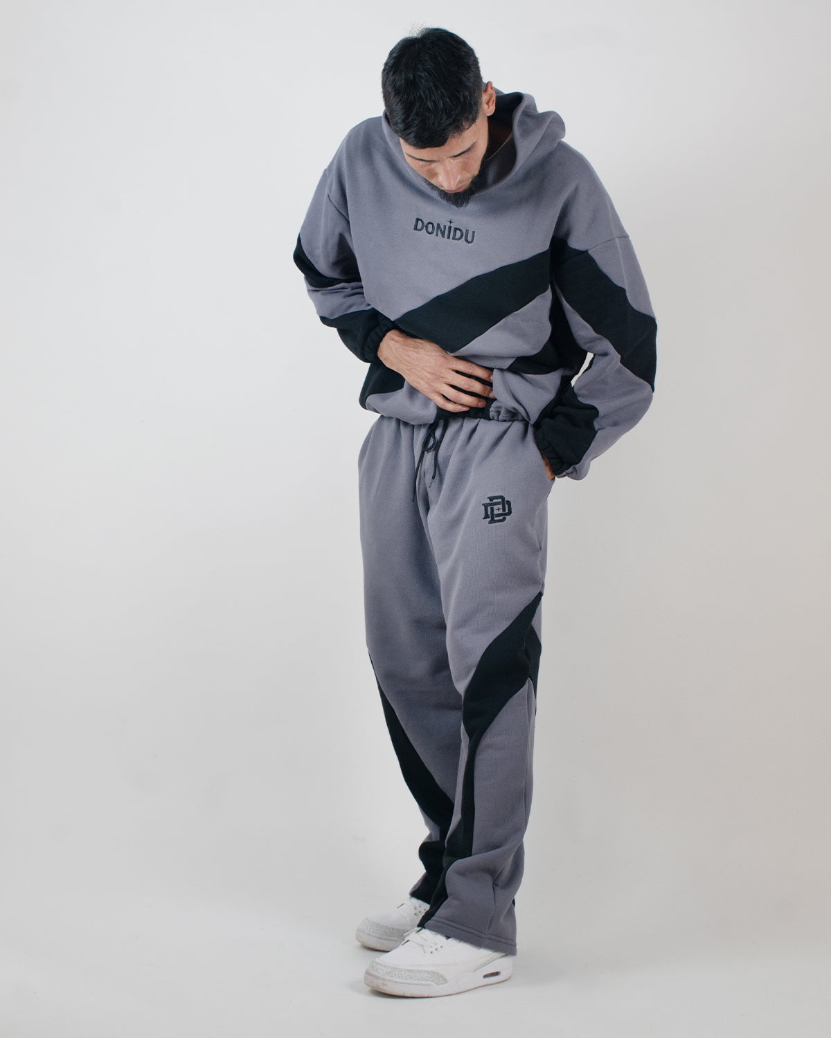 CONJUNTO SILENT STORM  GRIS-NEGRO