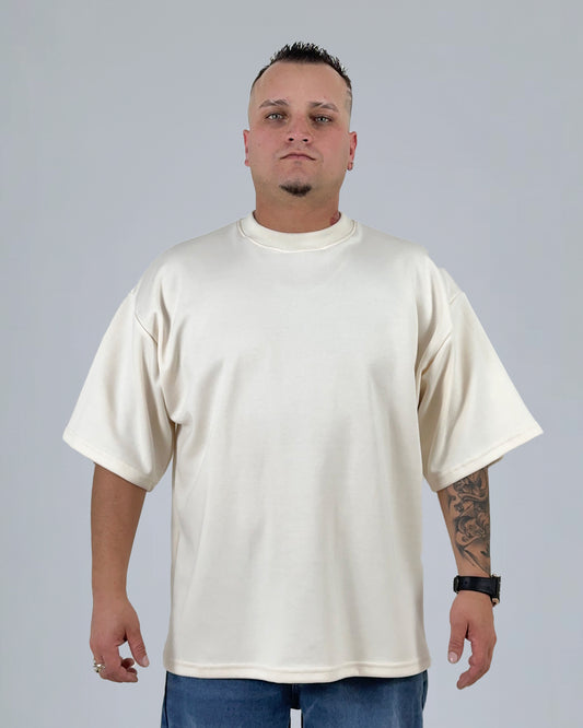 CAMISETA OVERSIZE CREMA