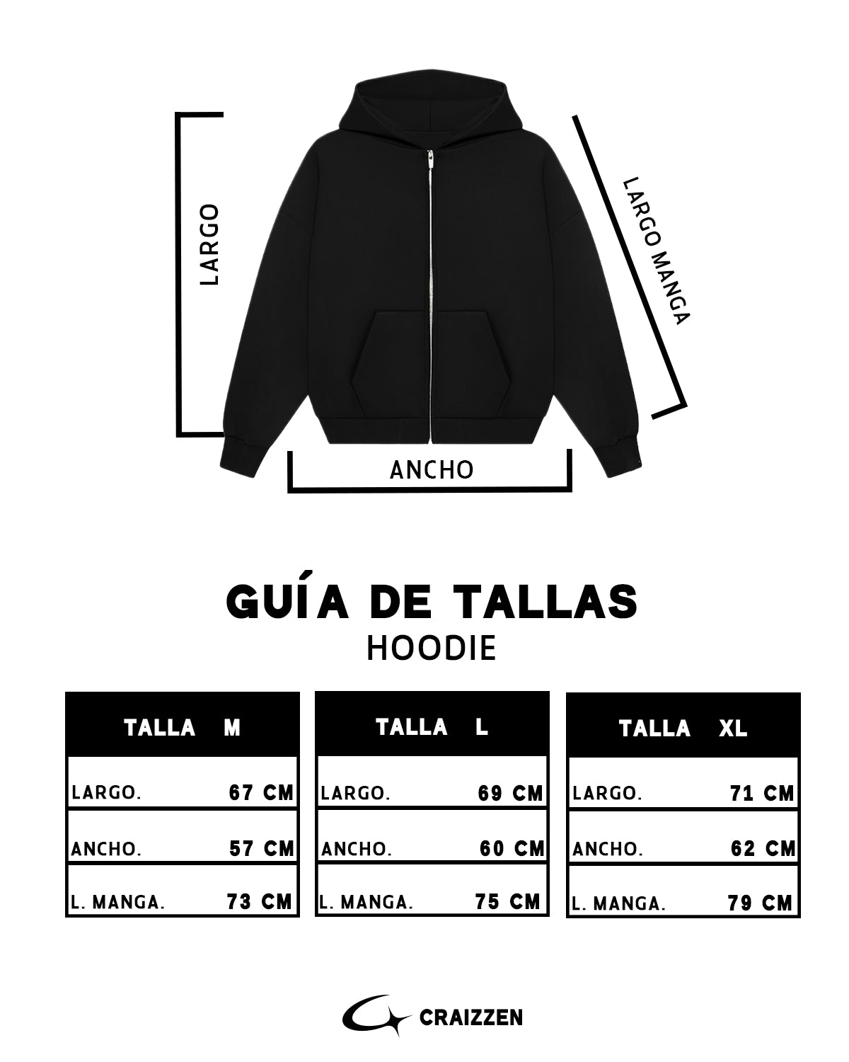 HOODIE GRIS PLOMO DOUBLE ZIP